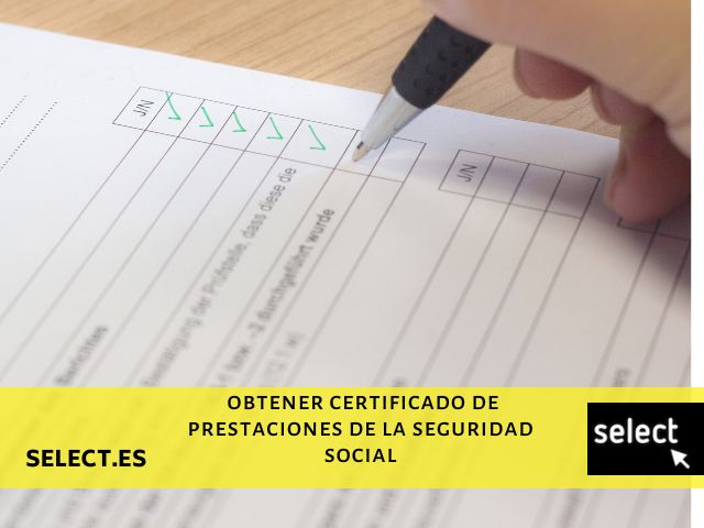 certificado prestaciones Seguridad Social