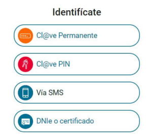 tipos de identificación para acceder al certificado